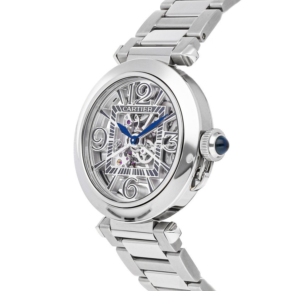IMG_9085 Cartier Pasha Mens watch Unisex Automatic Steel WHPA0007 Replica 2