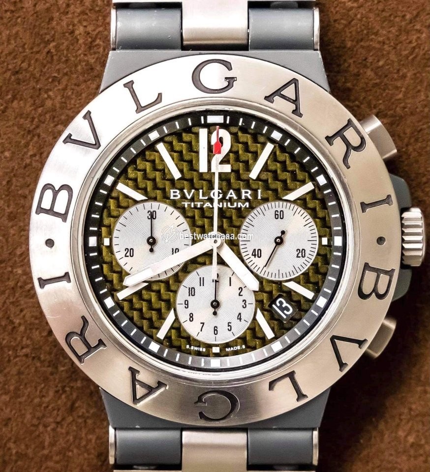 IMG_9085 Bulgari Diagono Mens watch Unisex Automatic Titanium TI 44 TA CH Replica 2