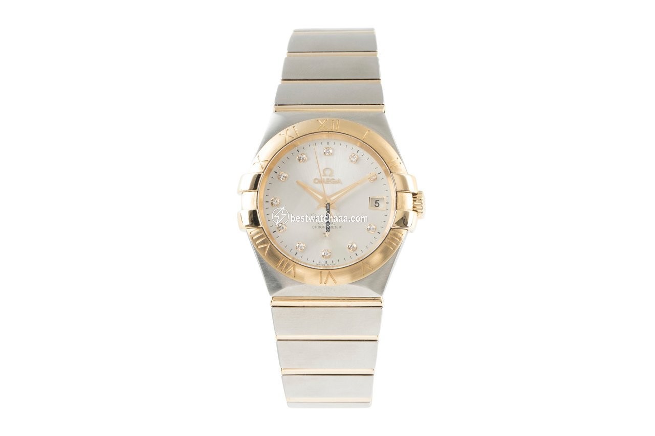 IMG_9085 Omega Constellation Ladies Mens watch Unisex Automatic Gold Steel 123.20.35.20.52.002 Replica 2