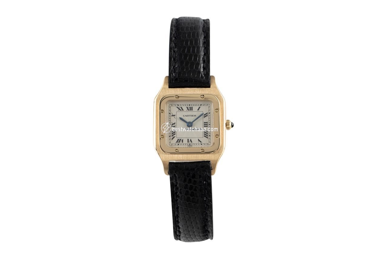 IMG_9085 Cartier Santos Dumont Womens watch Manual winding Yellow gold 8210 Replica 2