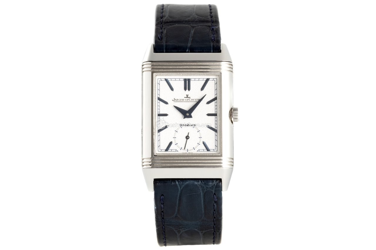 IMG_9085 Jaeger-LeCoultre Reverso Duoface Mens watch Unisex Manual winding Steel 213.8.D4 Replica 2