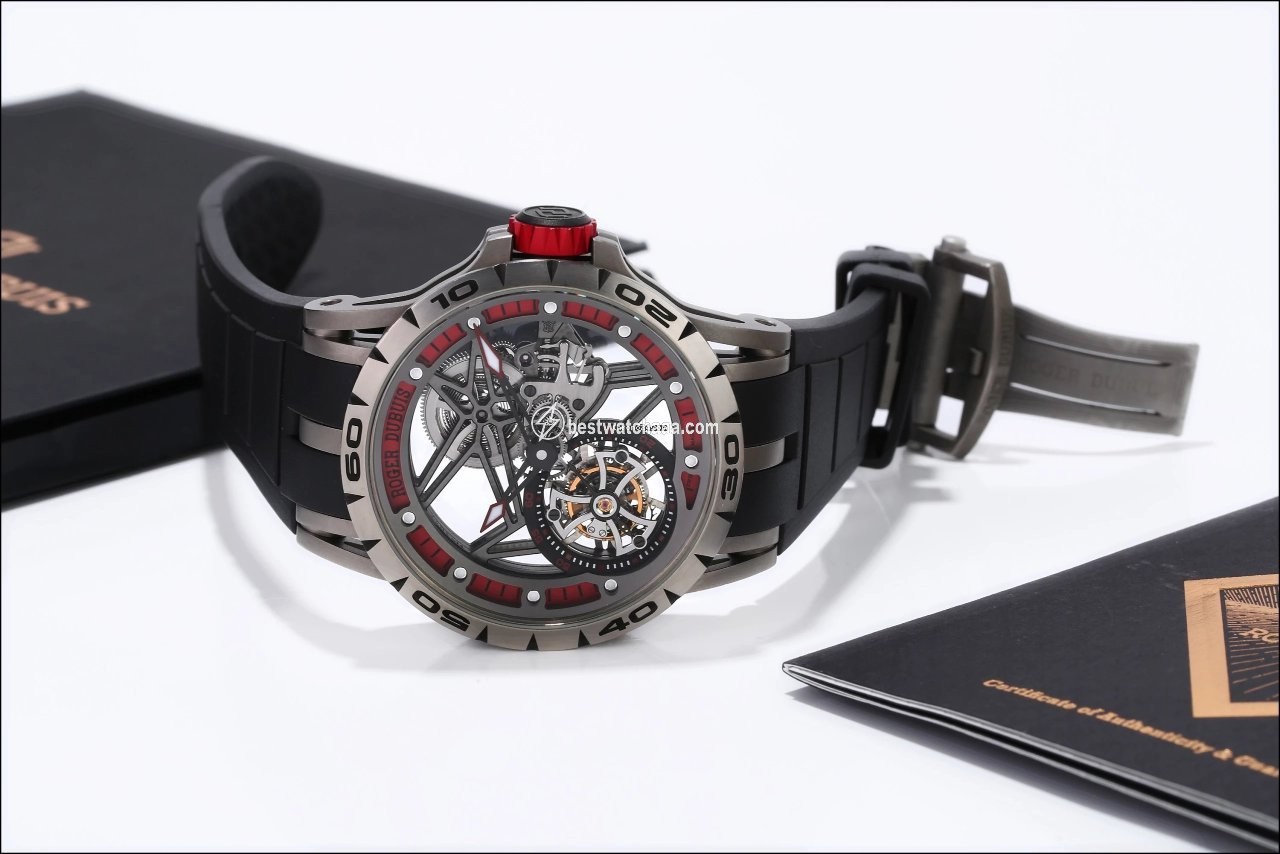 IMG_9085 Roger Dubuis Excalibur Mens watch Unisex Manual winding Titanium RDDBEX0545 Replica 2