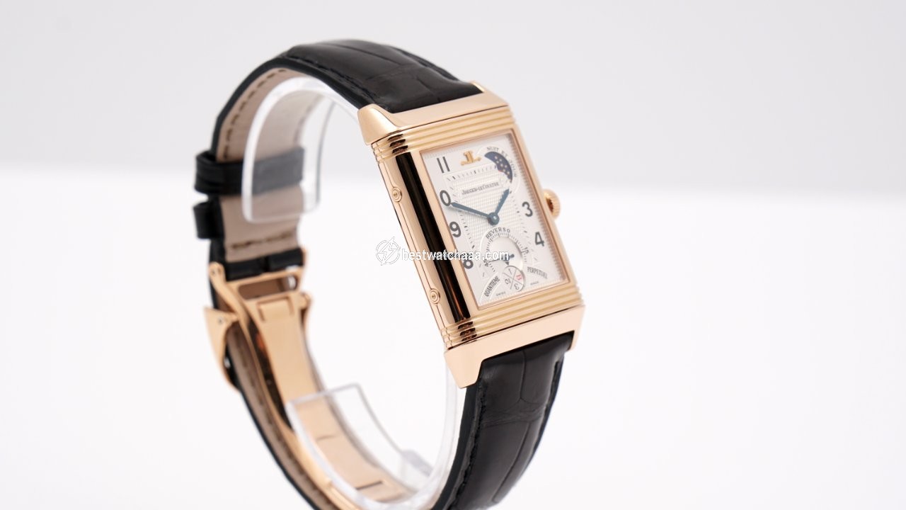 IMG_9085 Jaeger-LeCoultre Reverso Mens watch Unisex Manual winding Rose gold 270.2.55 Replica 2