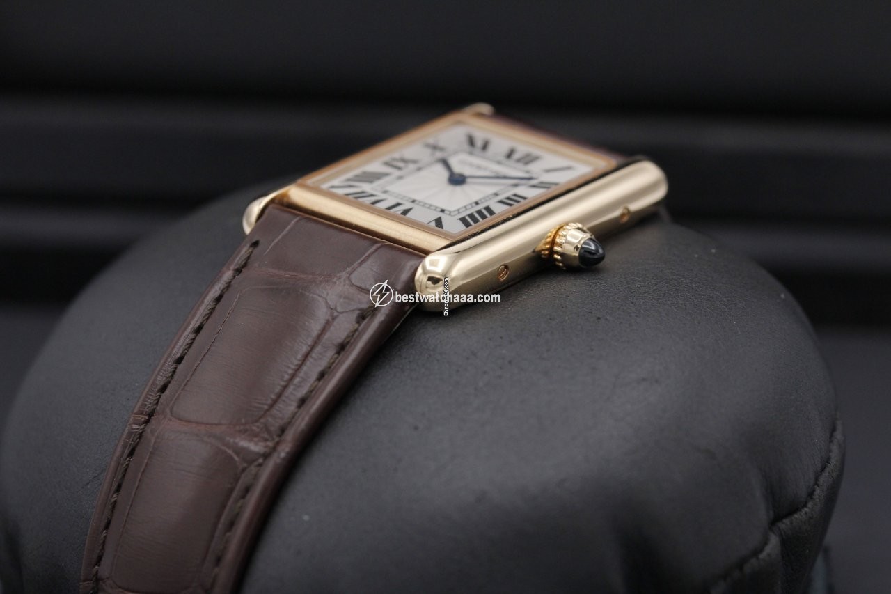 IMG_9085 Cartier Tank Louis Cartier Rose gold WGTA001 Replica 2