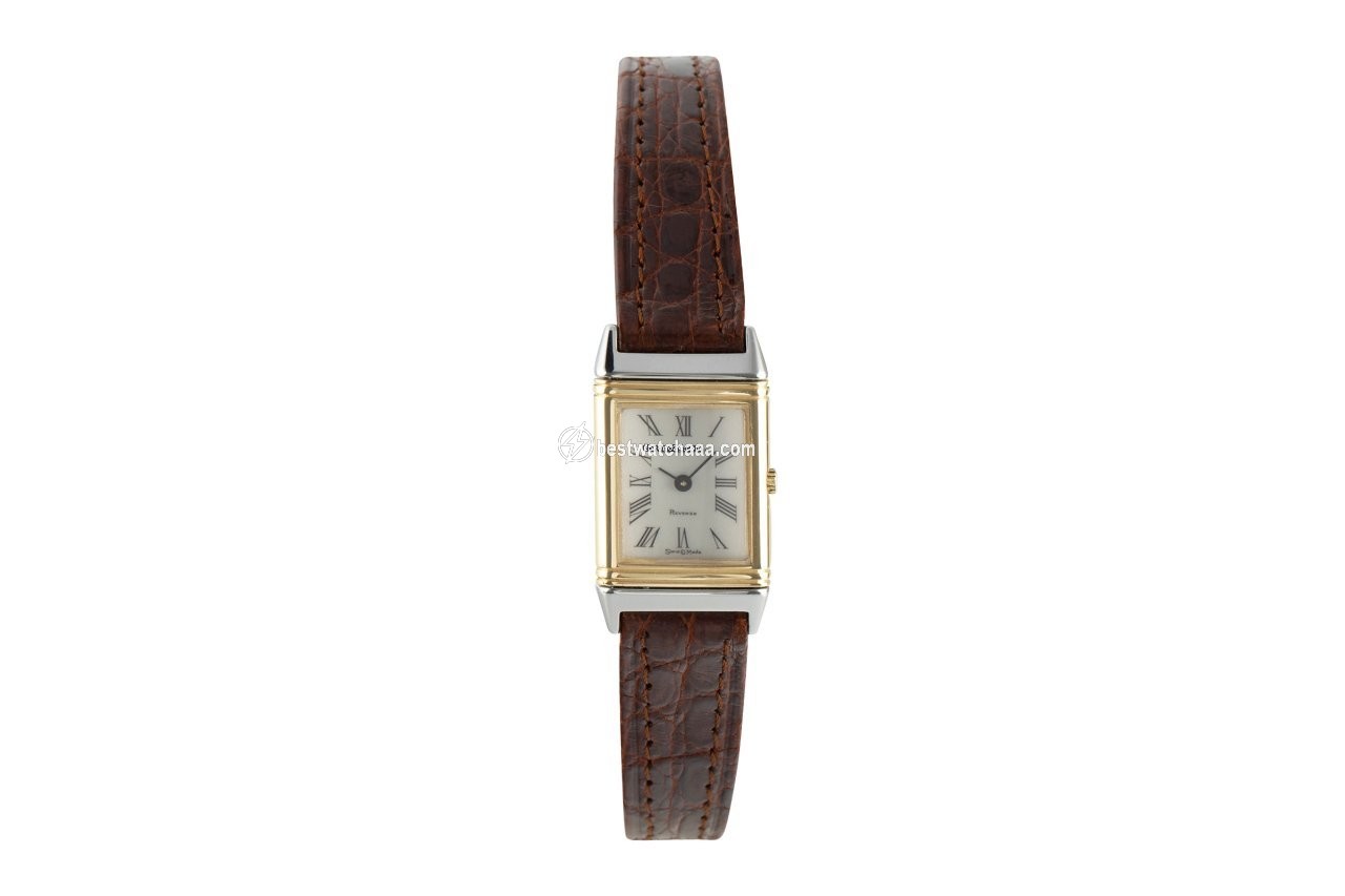 IMG_9085 Jaeger-LeCoultre Reverso Lady Womens watch Quartz Gold Steel 140.106.5 Replica 2