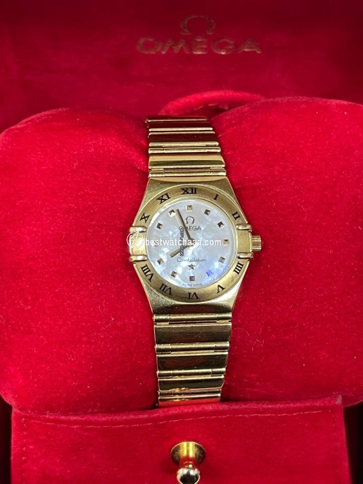 IMG_9085 Omega Constellation Womens watch Automatic Yellow gold 6563 375 Replica 2