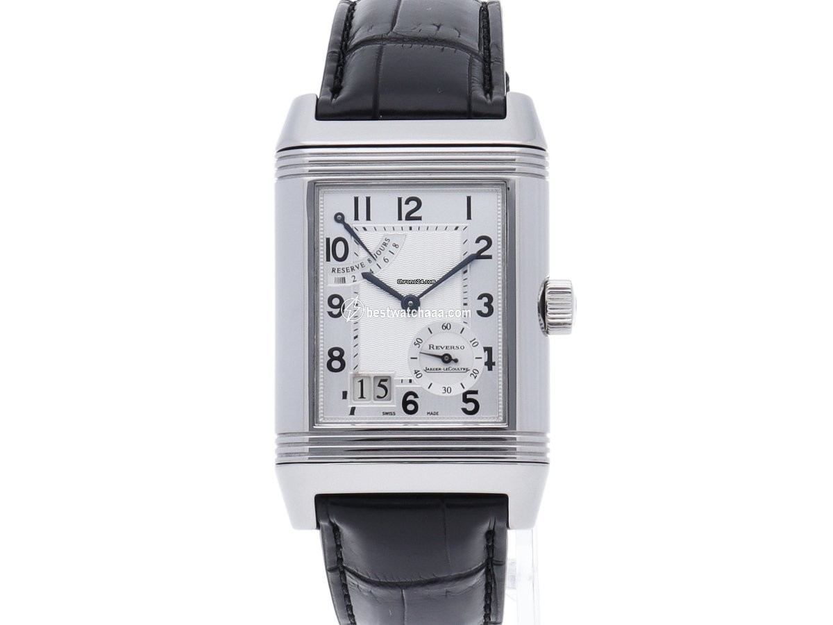 IMG_9085 Jaeger-LeCoultre Reverso Grande Date Mens watch Unisex Manual winding Steel Q3008420 Replica 2