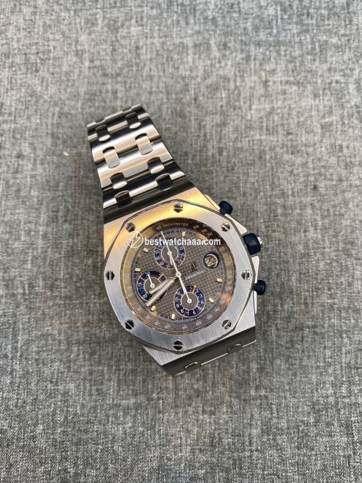 IMG_9085 Audemars Piguet Royal Oak Offshore Chronograph Mens watch Unisex Automatic Steel 25721ST.OO.1000ST.01 Replica 2