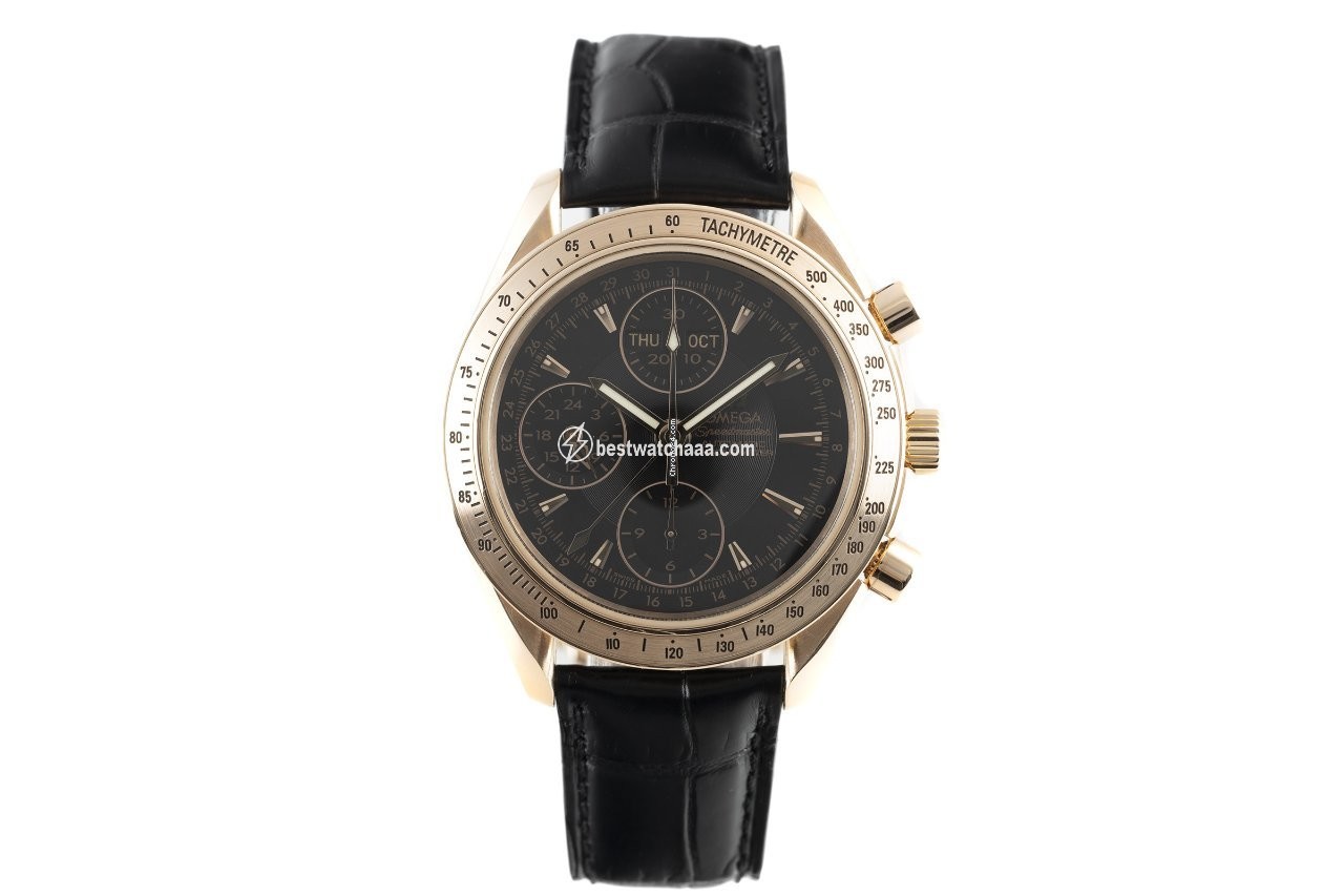 IMG_9085 Omega Speedmaster Day Date Mens watch Unisex Automatic Red gold 323.53.40.44.01.001 Replica 2