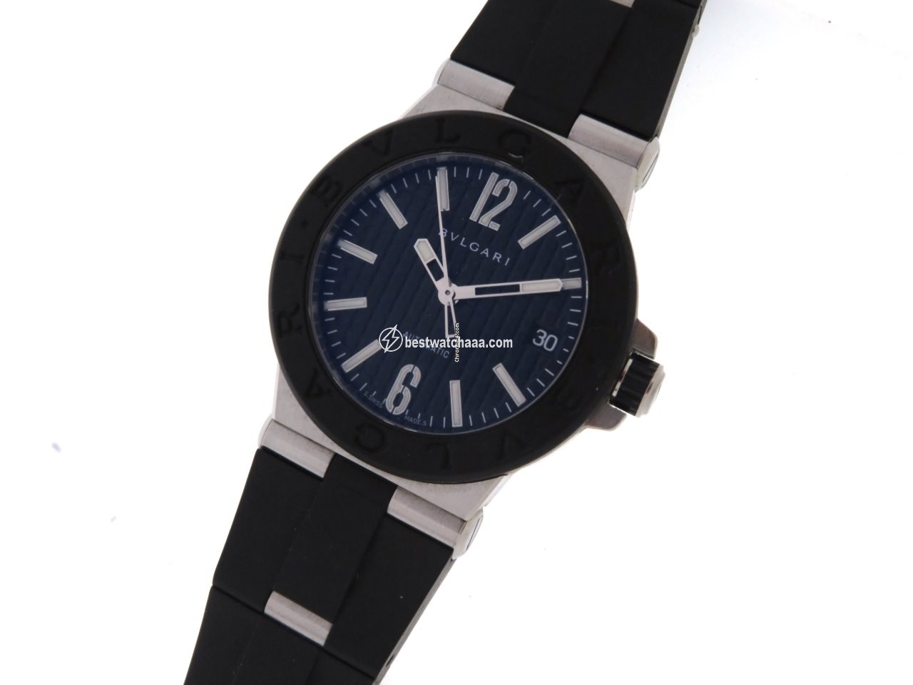 IMG_9085 Bulgari Diagono Mens watch Unisex Automatic Steel DG35SV Replica 2