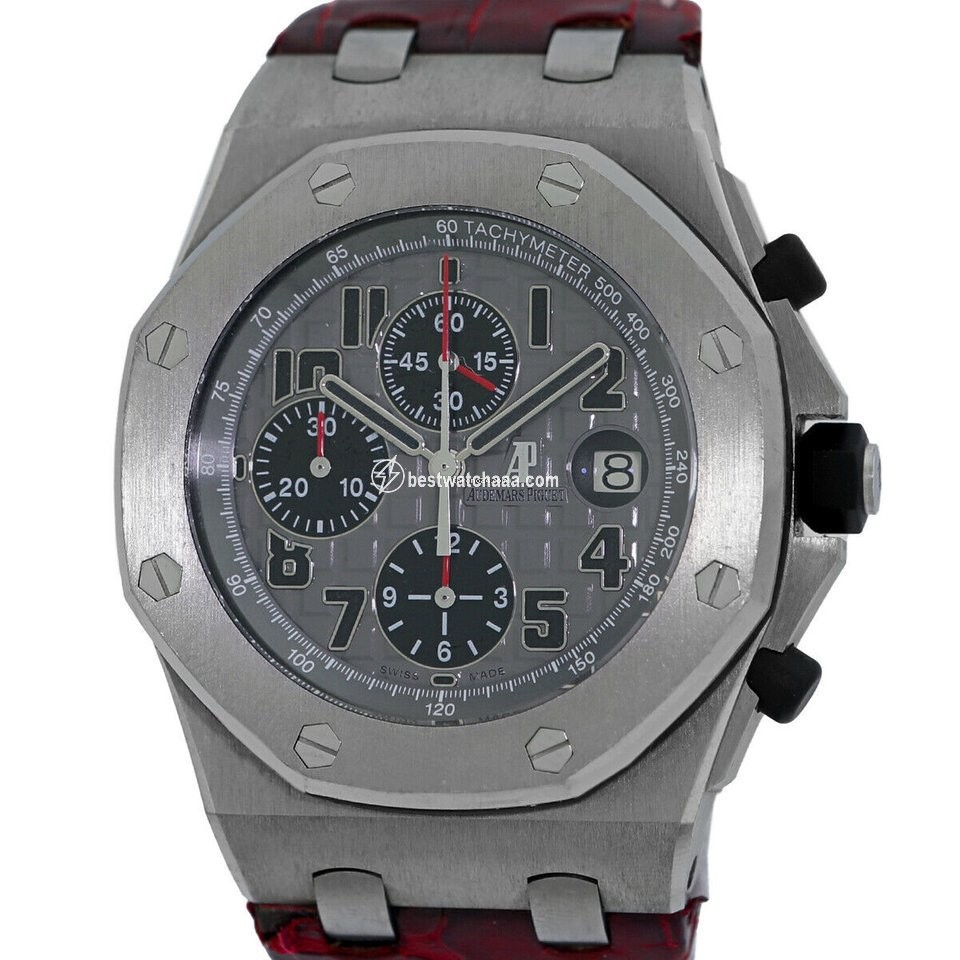 IMG_9085 Audemars Piguet Royal Oak Offshore Chronograph Automatic Titanium 26170 TI Replica 2