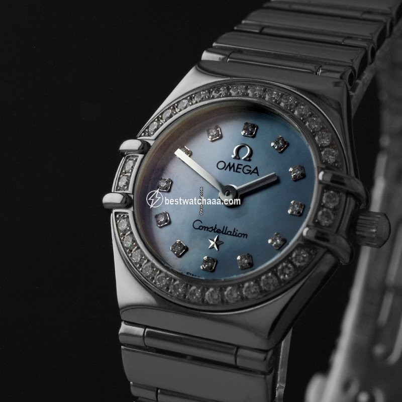 IMG_9085 Omega Constellation Ladies Womens watch White gold 1165.77.00 Replica 2