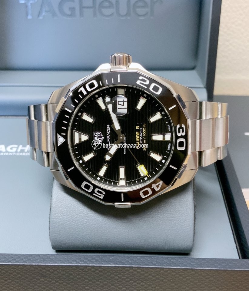 IMG_9085 TAG Heuer Aquaracer 300M Mens watch Unisex Automatic Steel WAY201A.BA0927 Replica 2