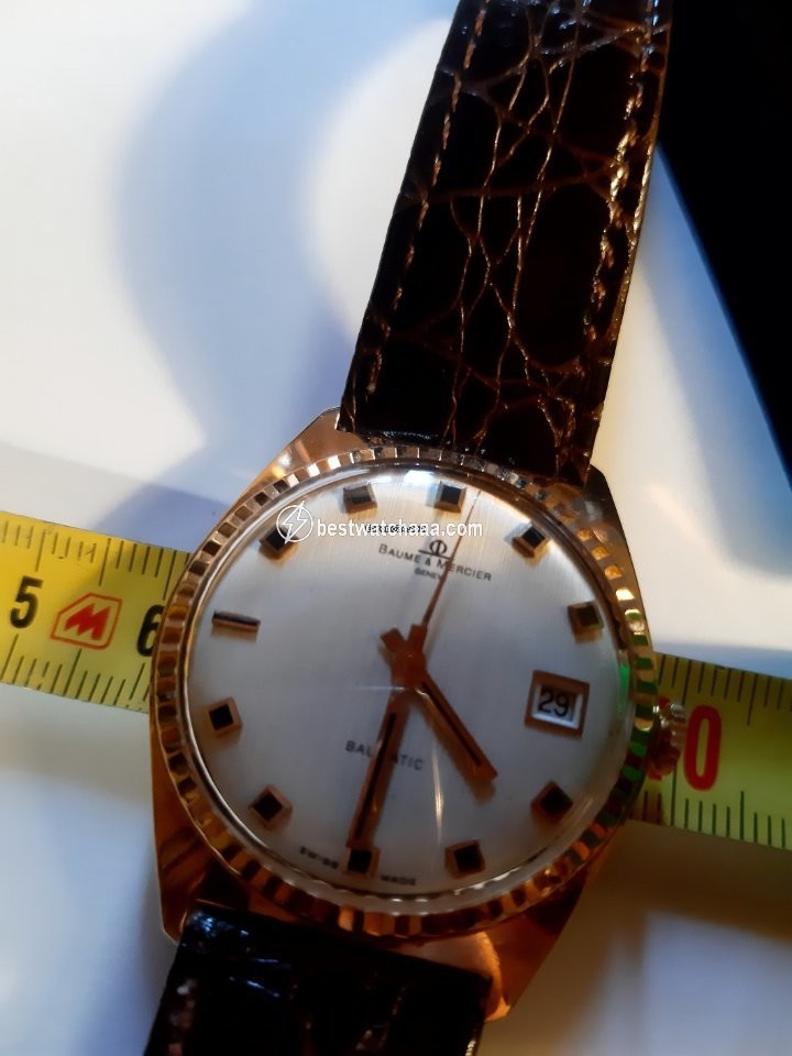 IMG_9085 Baume & Mercier Mens watch Unisex Automatic Yellow gold 229278 sul fondello. Replica 2