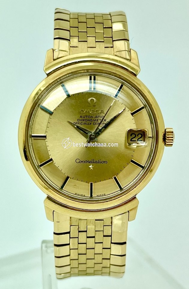 IMG_9085 Omega Constellation Mens watch Unisex Automatic Yellow gold 168.002 Replica 2