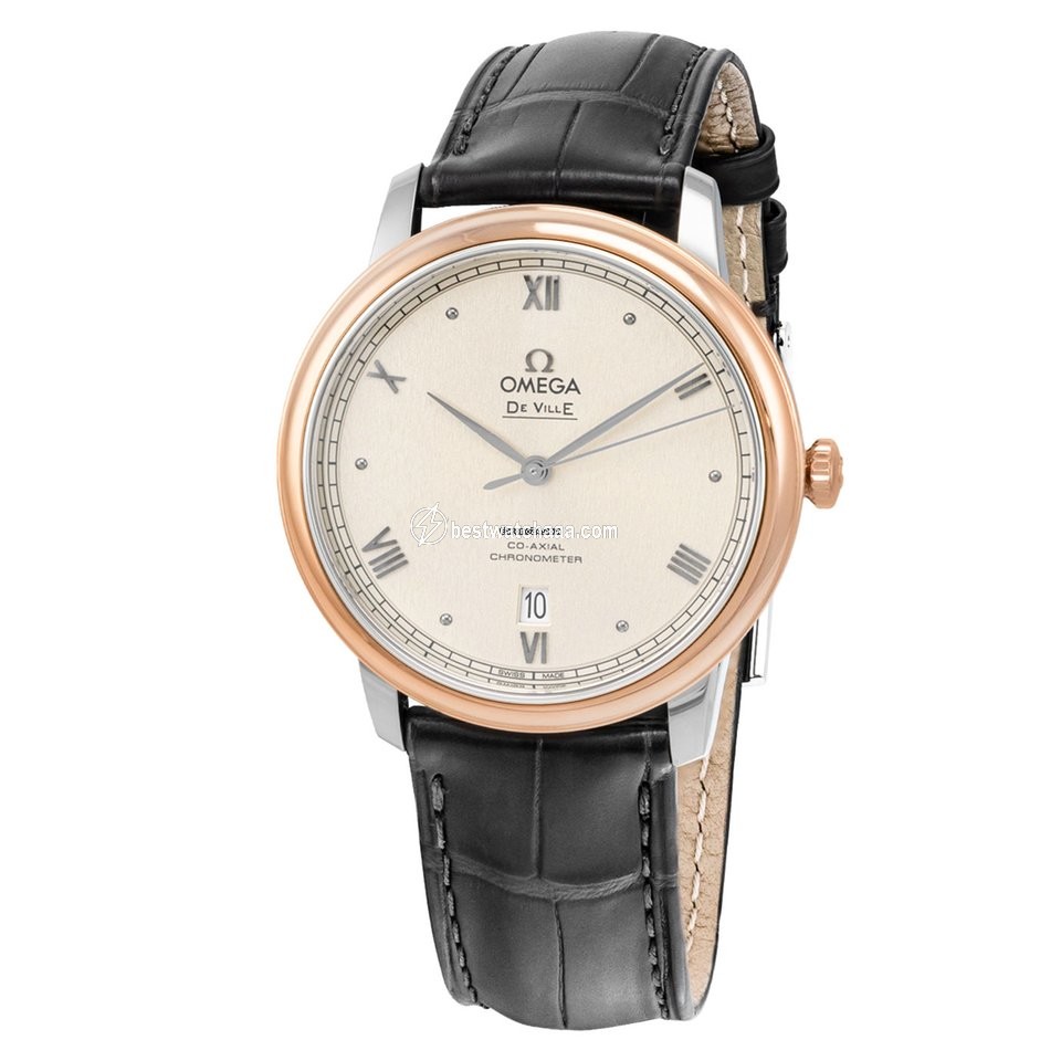 IMG_9085 Omega De Ville Prestige Mens watch Unisex Automatic Gold Steel 424.23.40.20.09.001 Replica 2