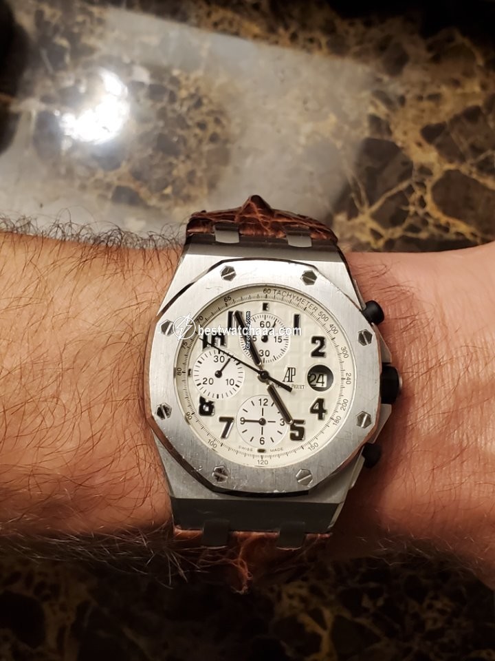 IMG_9085 Audemars Piguet Royal Oak Offshore Chronograph Mens watch Unisex Automatic Steel 26170ST.OO.D091CR.01 Replica 2