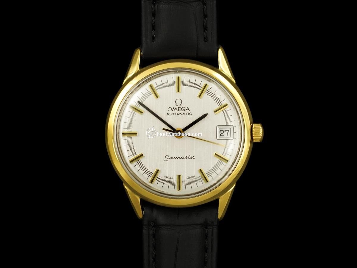 IMG_9085 Omega Seamaster Mens watch Unisex Automatic Gold Steel 8205 Replica 2