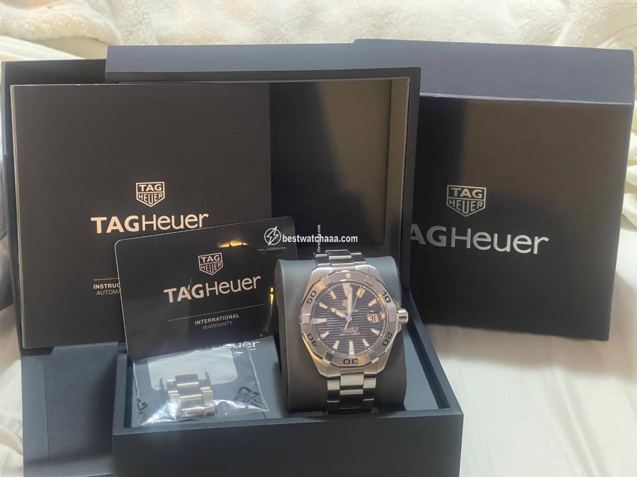IMG_9085 TAG Heuer Aquaracer 300M Mens watch Unisex Automatic Steel WBD2113.BA0928 Replica 2