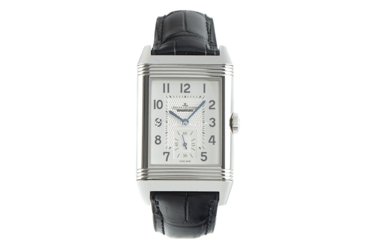 IMG_9085 Jaeger-LeCoultre Reverso Duoface Mens watch Unisex Manual winding Steel 215.8.D4 Replica 2