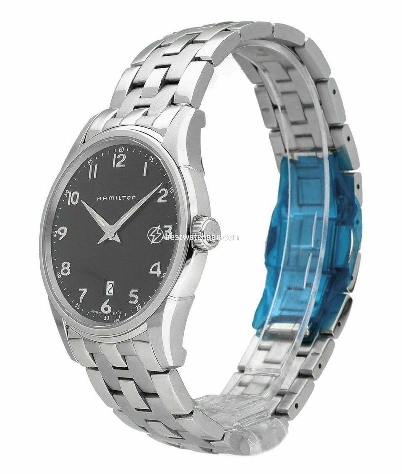 IMG_9085 Hamilton Jazzmaster Thinline Mens watch Unisex Quartz Steel H38511133 Replica 2
