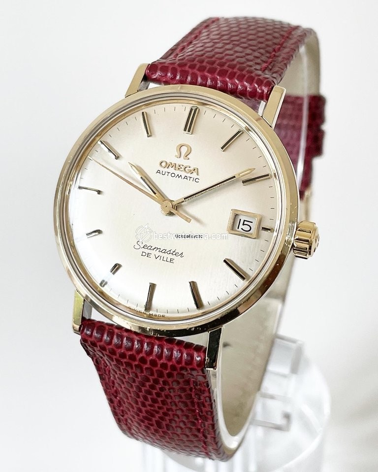 IMG_9085 Omega Seamaster DeVille Mens watch Unisex Automatic Gold Steel 14770 62 SC Replica 2