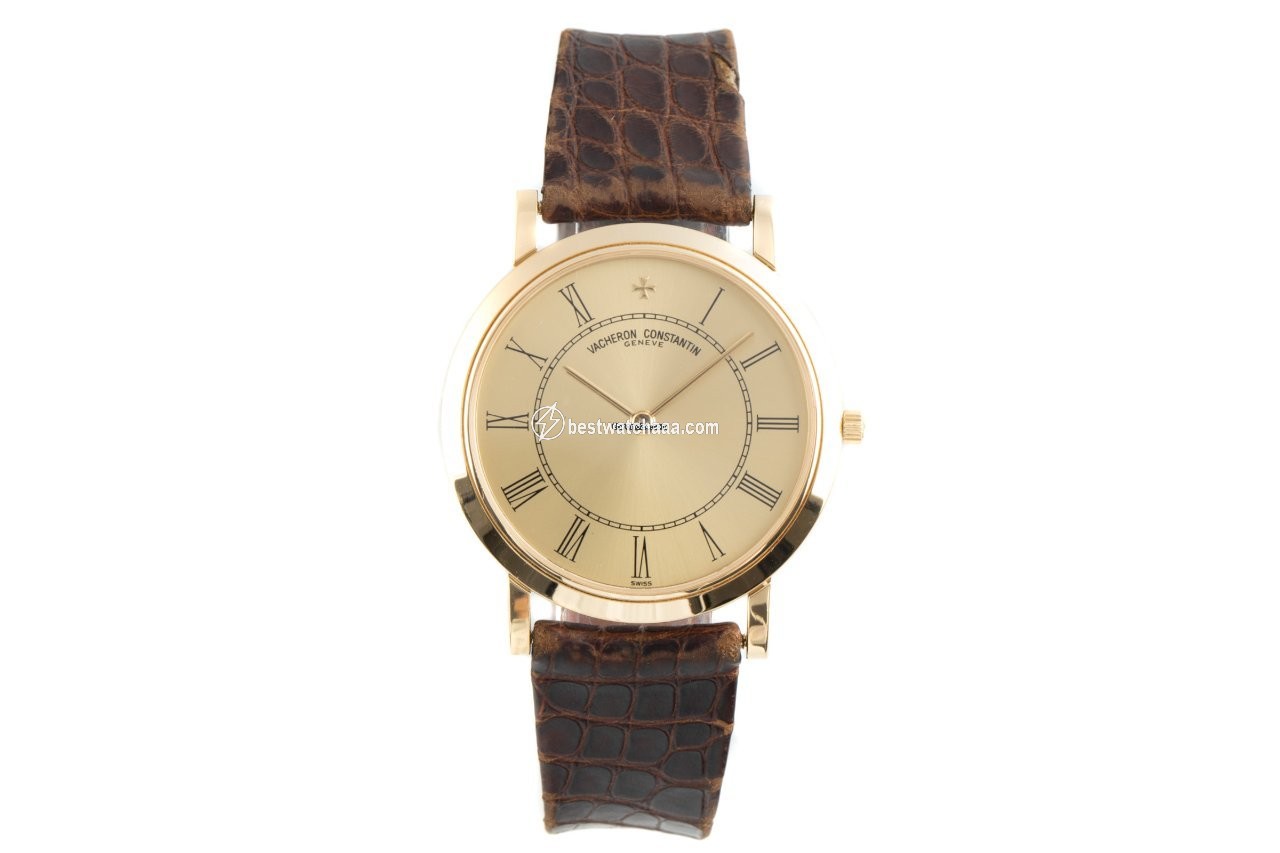 IMG_9085 Vacheron Constantin Patrimony Mens watch Unisex Manual winding Yellow gold 34070 Replica 2
