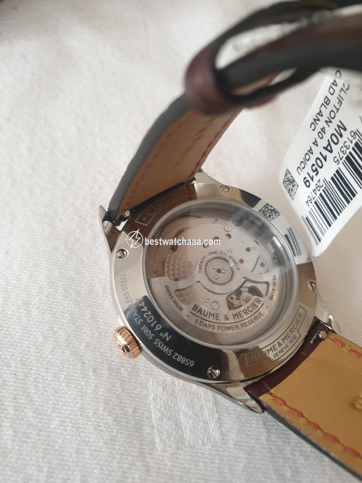 IMG_9085 Baume & Mercier Clifton Mens watch Unisex Automatic Steel 6102447 Replica 2