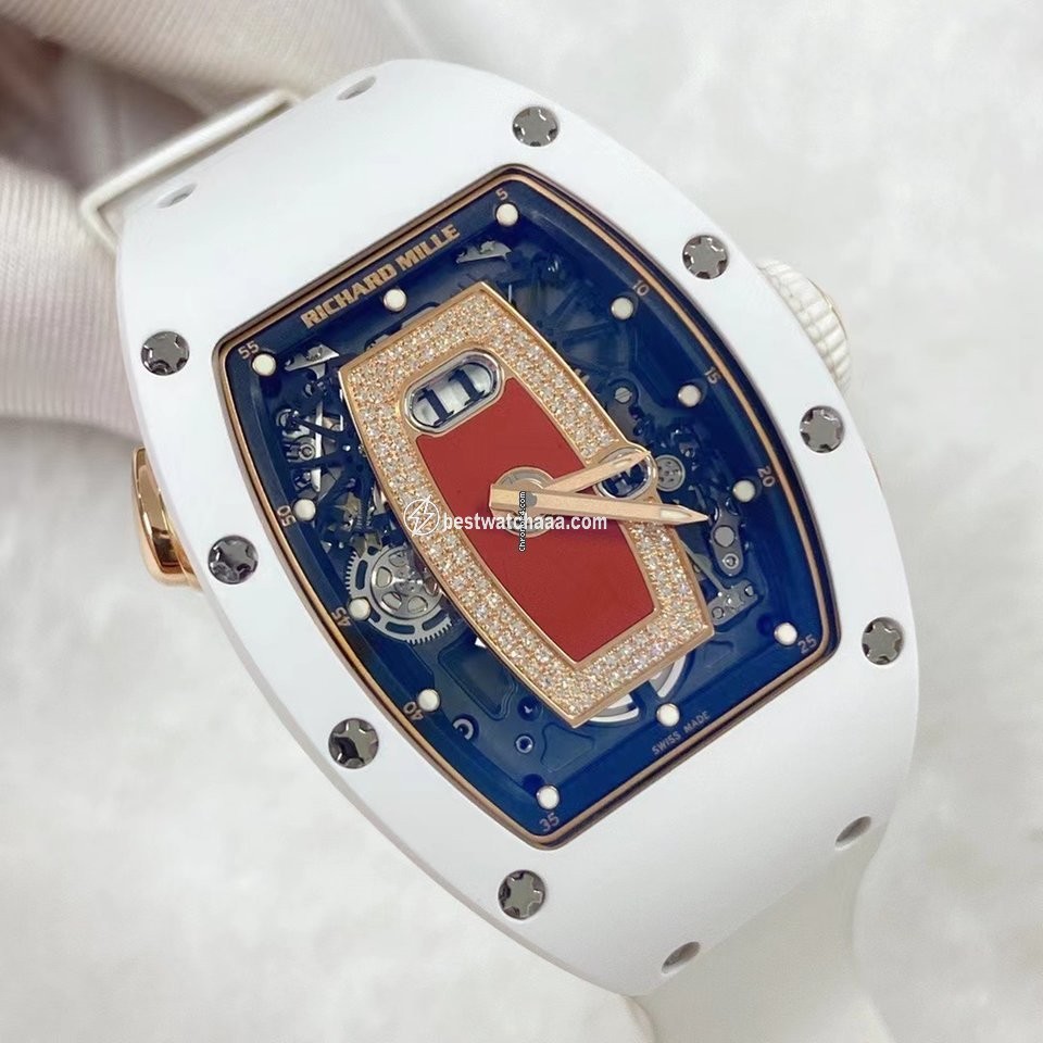IMG_9085 Richard Mille Womens watch Automatic White gold Richard Mille RM037 White Gold Replica 2