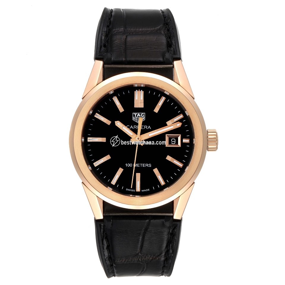 IMG_9085 TAG Heuer Carrera Lady Womens watch Quartz Gold Steel WBG1351.FC6418 Replica 2
