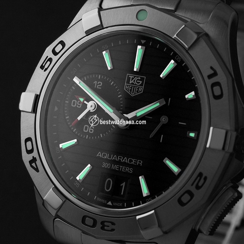 IMG_9085 TAG Heuer Aquaracer 300M Mens watch Unisex Steel WAP111Z.BA0831 Replica 2