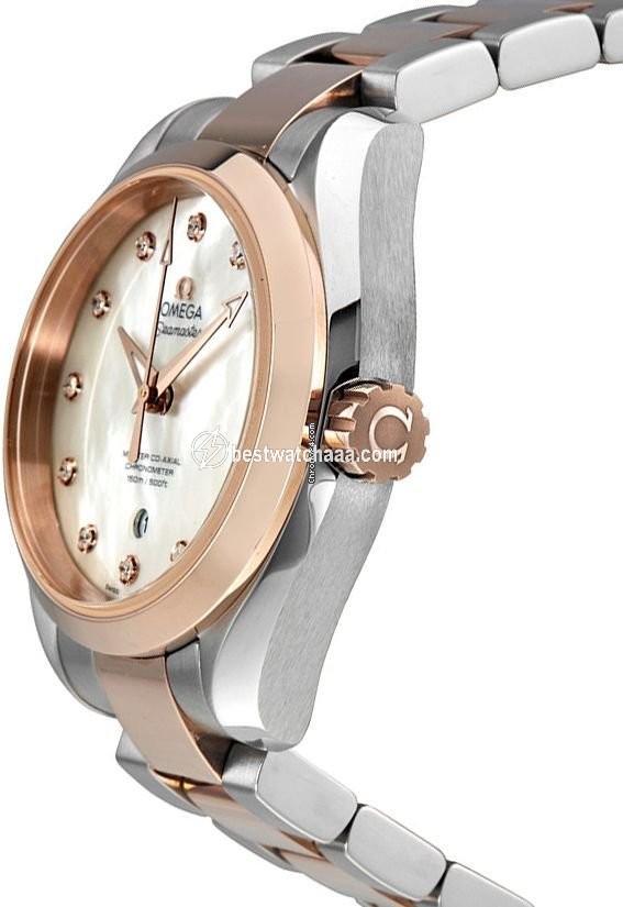IMG_9085 Omega Seamaster Aqua Terra Womens watch Automatic Steel 23120342055001 Replica 2