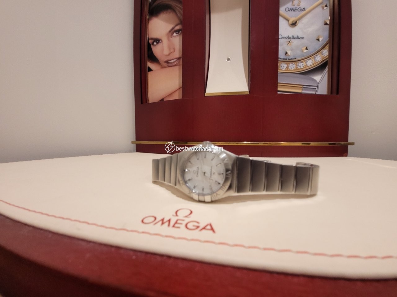 IMG_9085 Omega Constellation Quartz Womens watch Quartz Steel 123.10.27.60.05.001 Replica 2