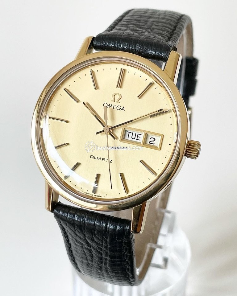 IMG_9085 Omega Seamaster Mens watch Unisex Quartz Yellow gold 196.0161 Replica 2