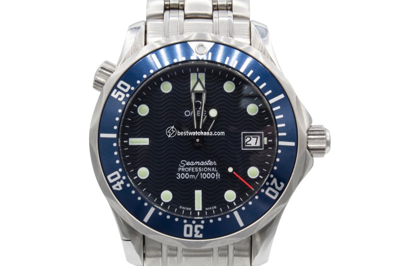 IMG_9085 Omega Seamaster Diver 300 M Mens watch Unisex Quartz Steel 2561.80 Replica 2