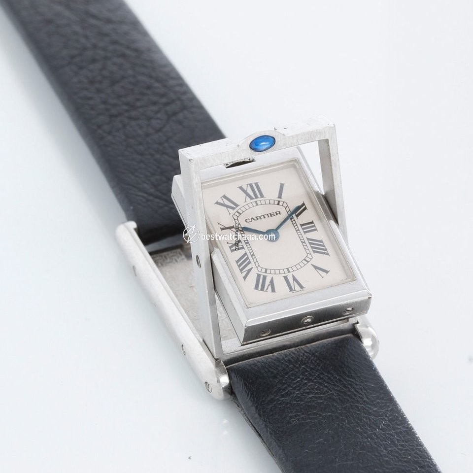 IMG_9085 Cartier Tank Womens watch Quartz Steel 2405 Replica 2
