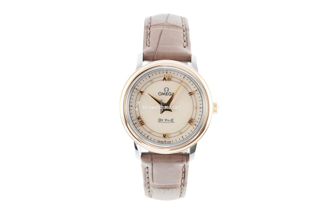 IMG_9085 Omega De Ville Prestige Womens watch Quartz Gold Steel 424.23.27.60.09.001 Replica 2