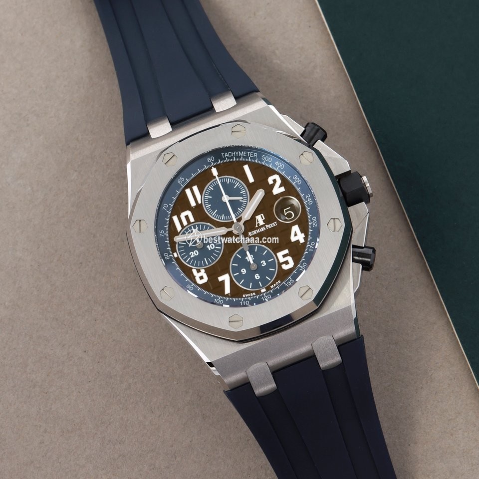 IMG_9085 Audemars Piguet Royal Oak Offshore Chronograph Mens watch Unisex Automatic Steel 26470ST Replica 2