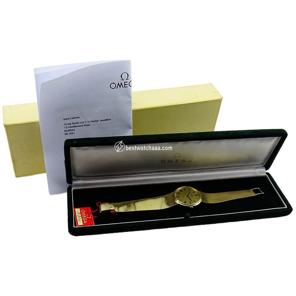 IMG_9085 Omega De Ville Mens watch Unisex Automatic Yellow gold 7284 159 Replica 2