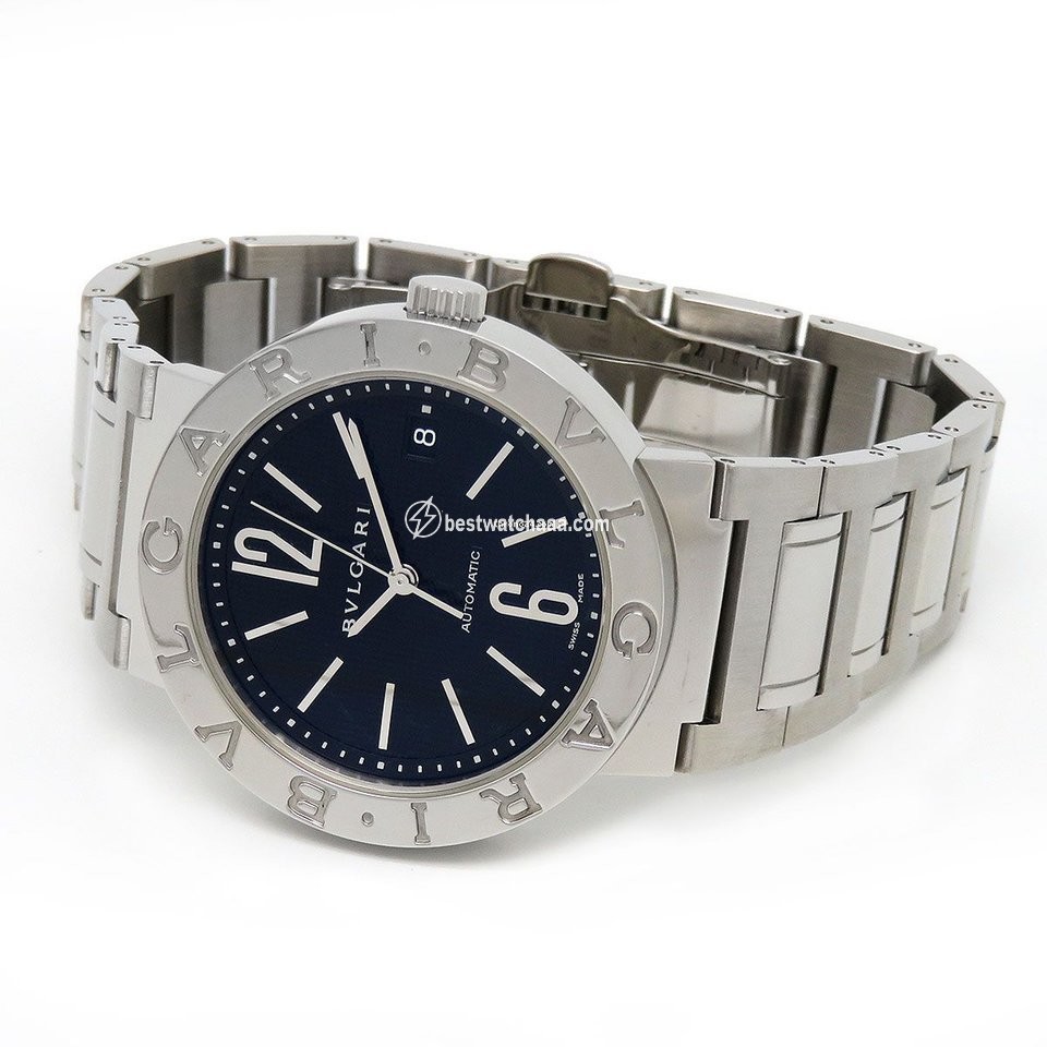 IMG_9085 Bulgari Bulgari Mens watch Unisex Automatic Steel BB38SSAUTO Replica 2