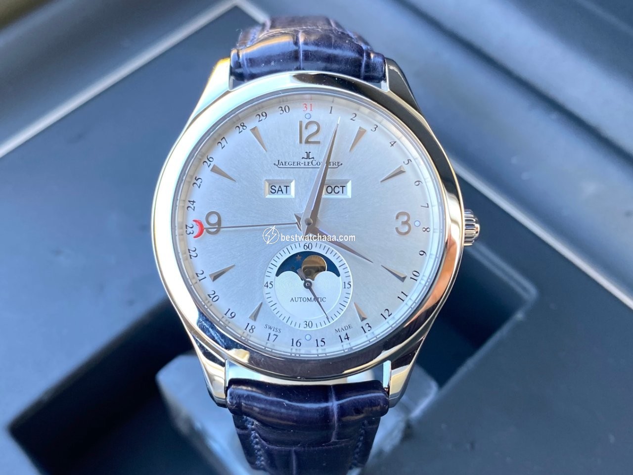 IMG_9085 Jaeger-LeCoultre Master Calendar Mens watch Unisex Automatic Steel Q1558420 Replica 2