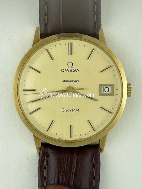 IMG_9085 Omega Geneve Mens watch Unisex Manual winding Yellow gold 132 051 Replica 2