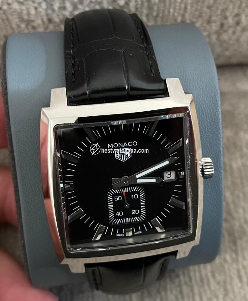 IMG_9085 TAG Heuer Monaco Lady Mens watch Unisex Quartz Steel WAW131A.FC6177 Replica 2