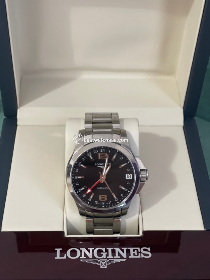 IMG_9085 Longines Conquest Mens watch Unisex Automatic Steel L3.687.4.56.6 Replica 2