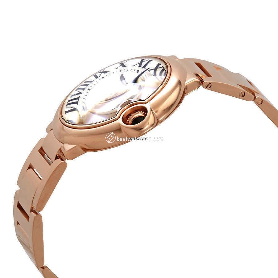 IMG_9085 Cartier Ballon Bleu 36mm Womens watch Automatic Rose gold WGBB0008 Replica 2