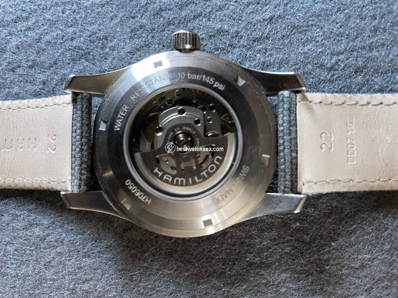 IMG_9085 Hamilton Khaki Field Mens watch Unisex Automatic Steel H70605943 Replica 2