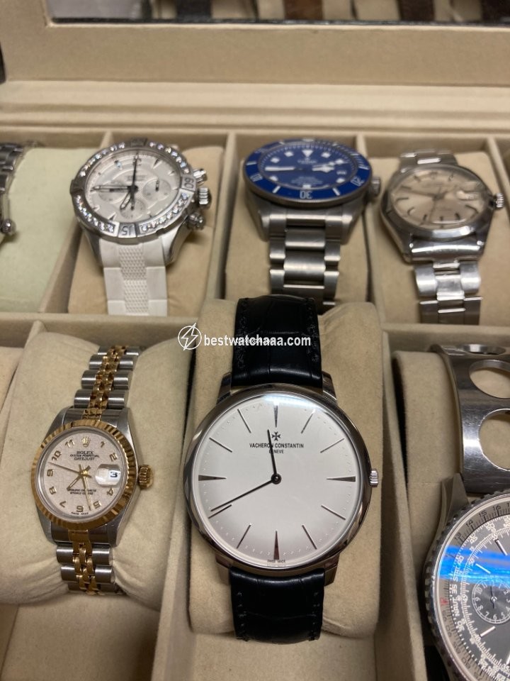 IMG_9085 Vacheron Constantin Patrimony Mens watch Unisex Manual winding White gold 81180 000G-9117 Replica 2