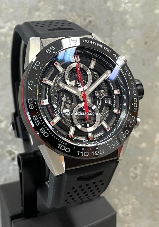 IMG_9085 TAG Heuer Carrera Calibre HEUER 01 Mens watch Unisex Automatic Steel CAR2A1Z-0 Replica 2