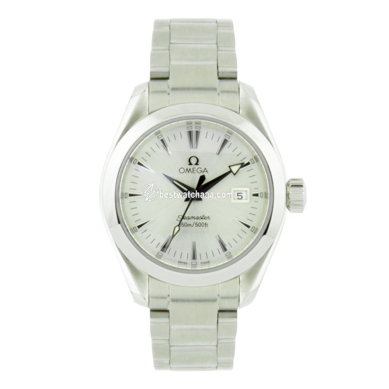IMG_9085 Omega Seamaster Aqua Terra Womens watch Quartz Steel 2573.70.00 Replica 2