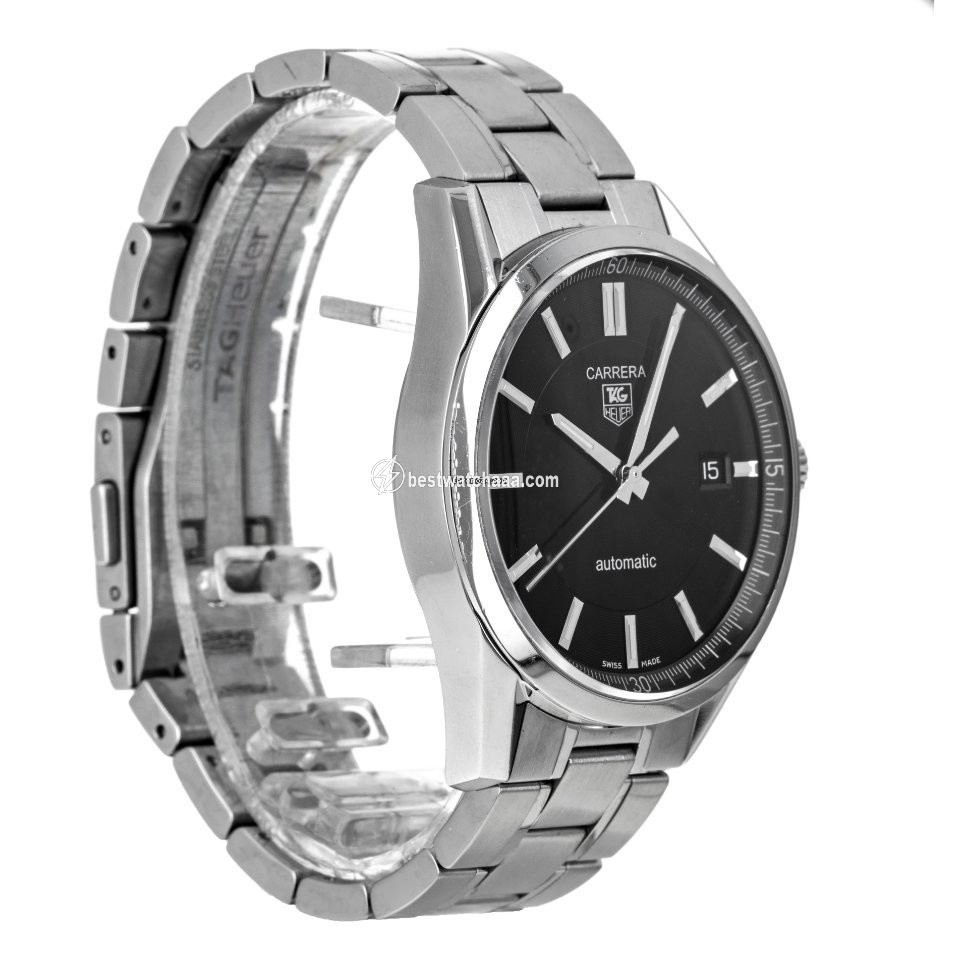 IMG_9085 TAG Heuer Carrera Calibre 5 Mens watch Unisex Automatic Steel WV211B Replica 2